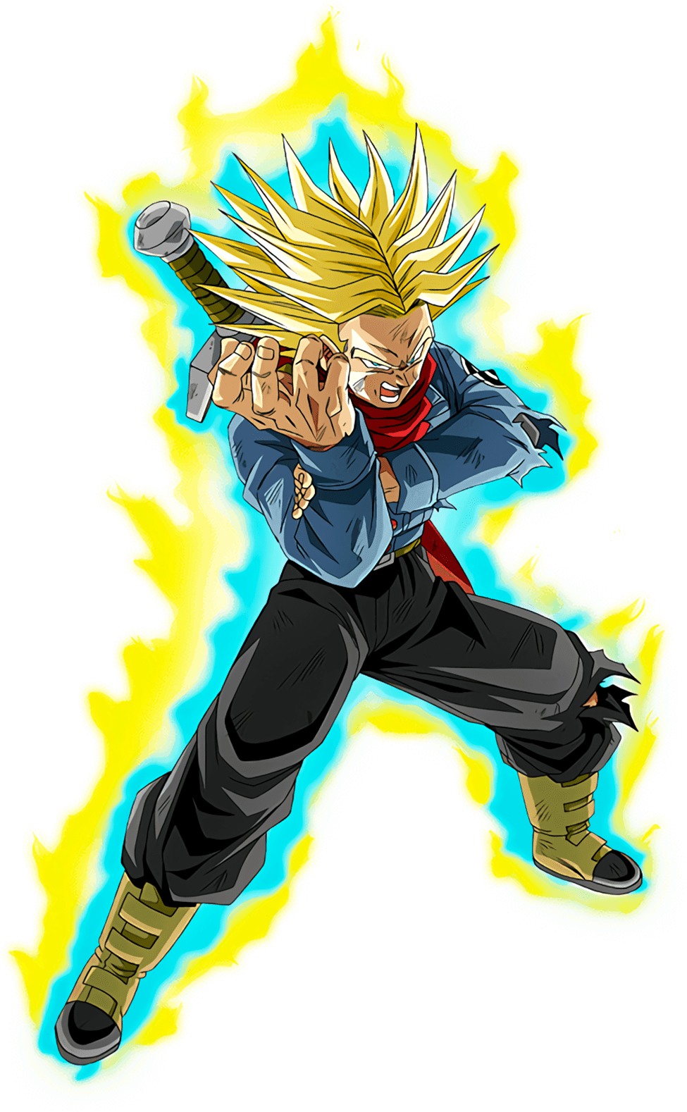 Trunks del Futuro SSJ2 [Saga de Black] by Alberto4457C on DeviantArt