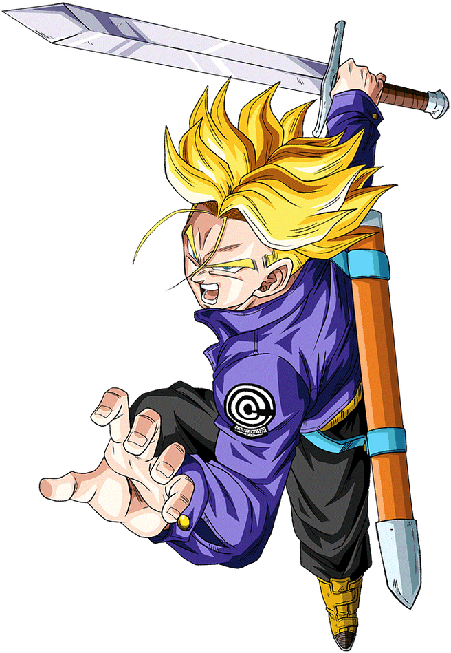 SSJ Future Trunks Android Saga Render by ZanninRenders on DeviantArt