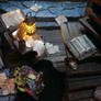 old books scrolls