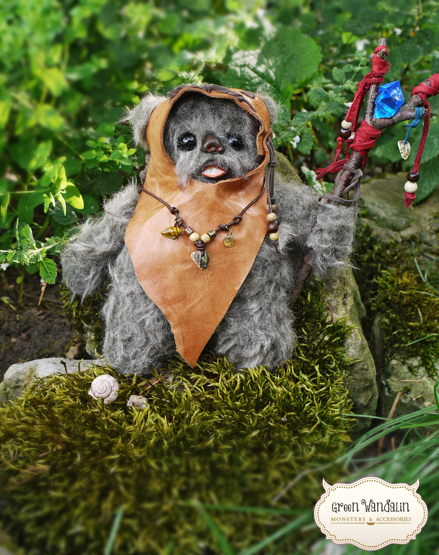 Handcrafted Ewok Shaman