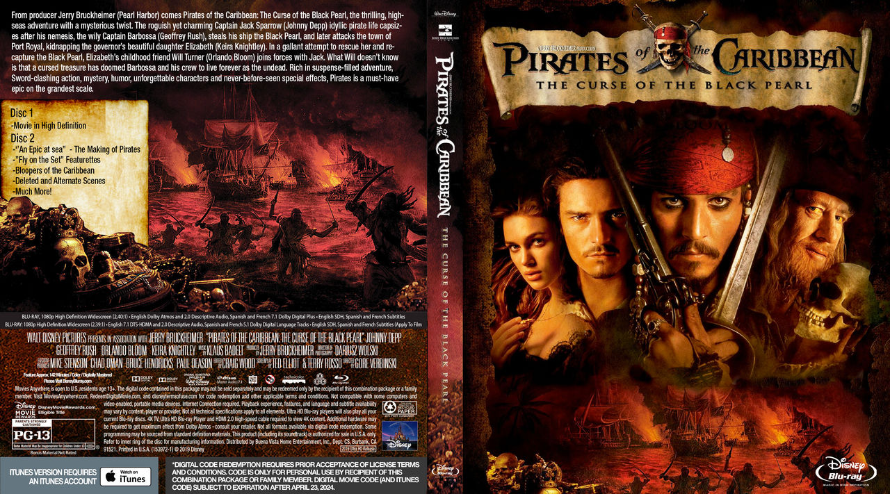 The Curse of the Black Pearl Blu-Ray by covercollector on DeviantArt
