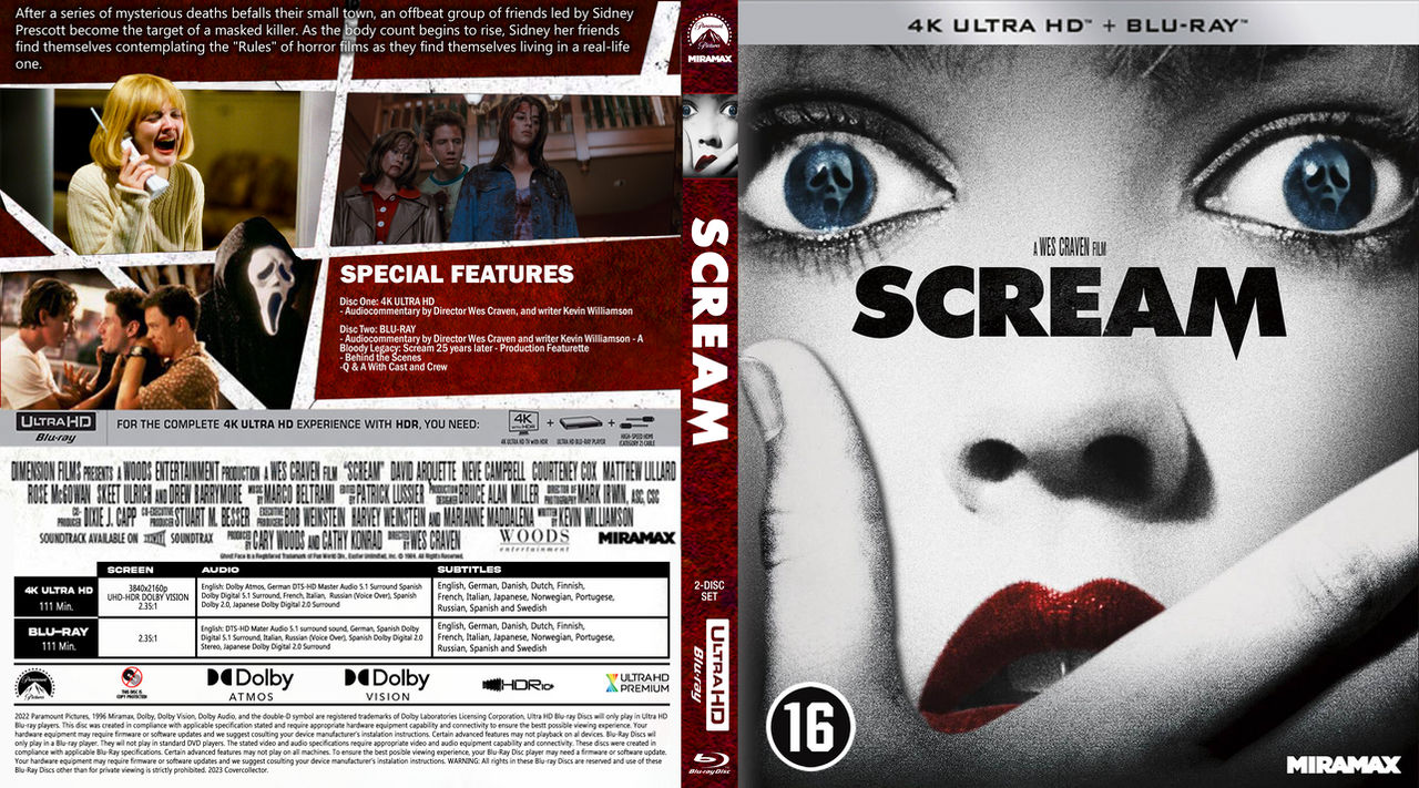 Scream 4K cover (1/5) by covercollector on DeviantArt