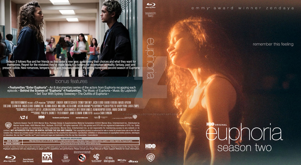 Euphoria Season 2 Blu Ray Cover By Covercollector On DeviantArt euphoria-season-2-blu-ray-cover-by-covercollector-on-deviantart