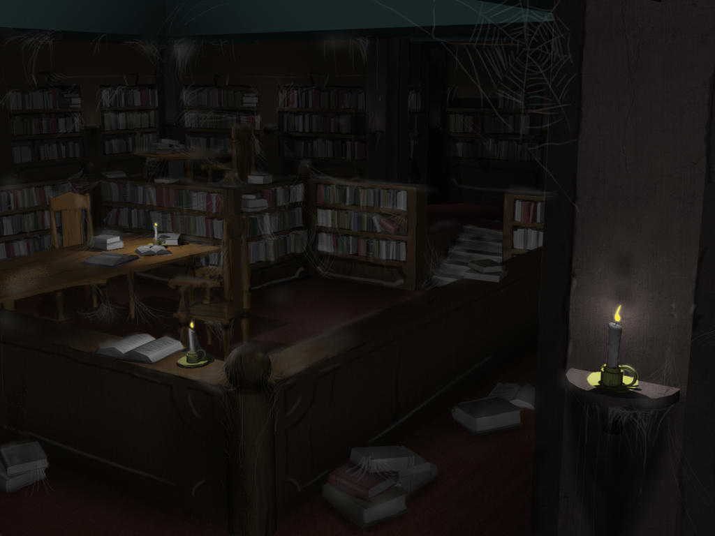 Forgotten Library by Cosmic0ne on DeviantArt