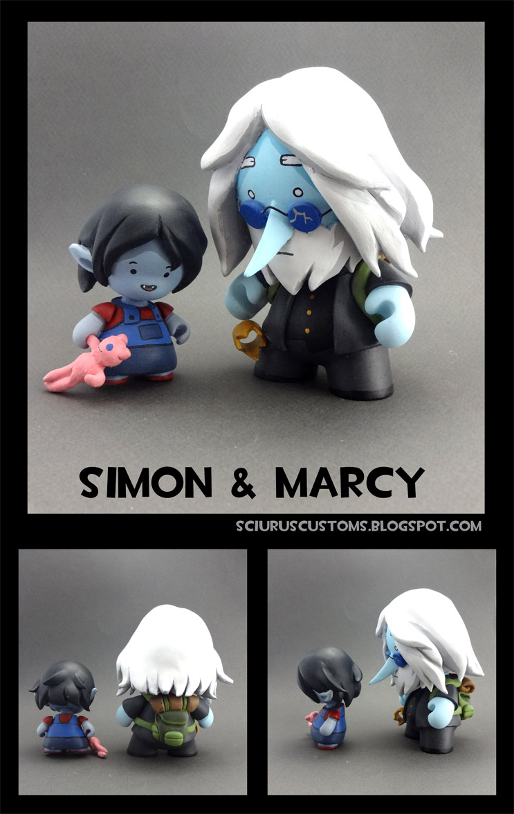 Simon and Marcy Munny set by FlyingSciurus