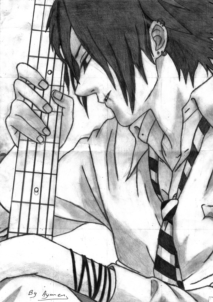 Sasuke Uchiha with Bass