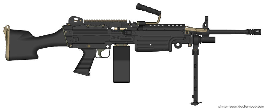 M249 LIGHT MACHINE GUN by canciller001 on DeviantArt