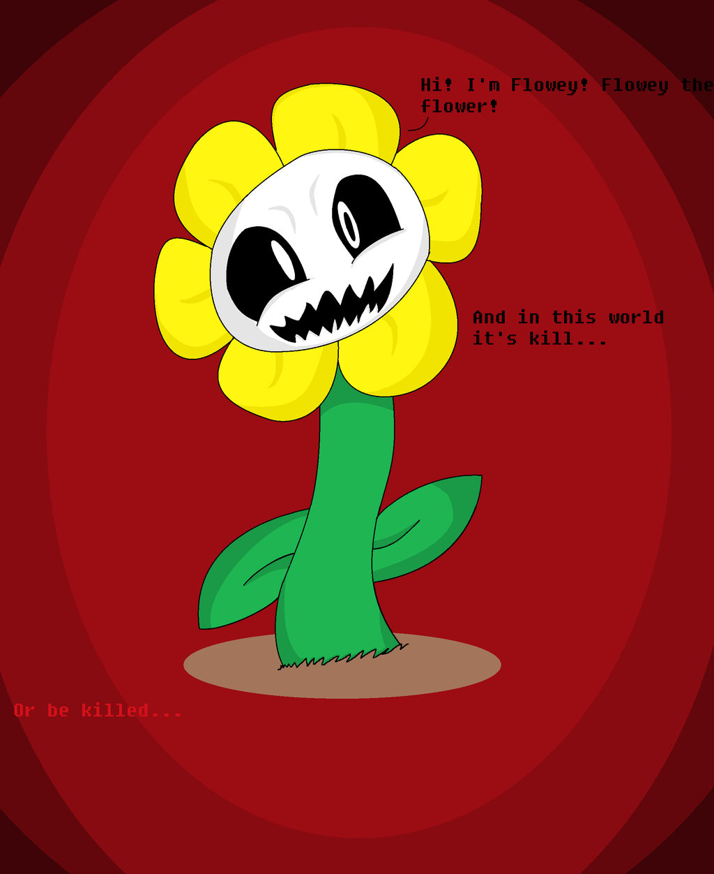 Flowey Injuryed Flowey The Flower by FNAFlover99 on DeviantArt