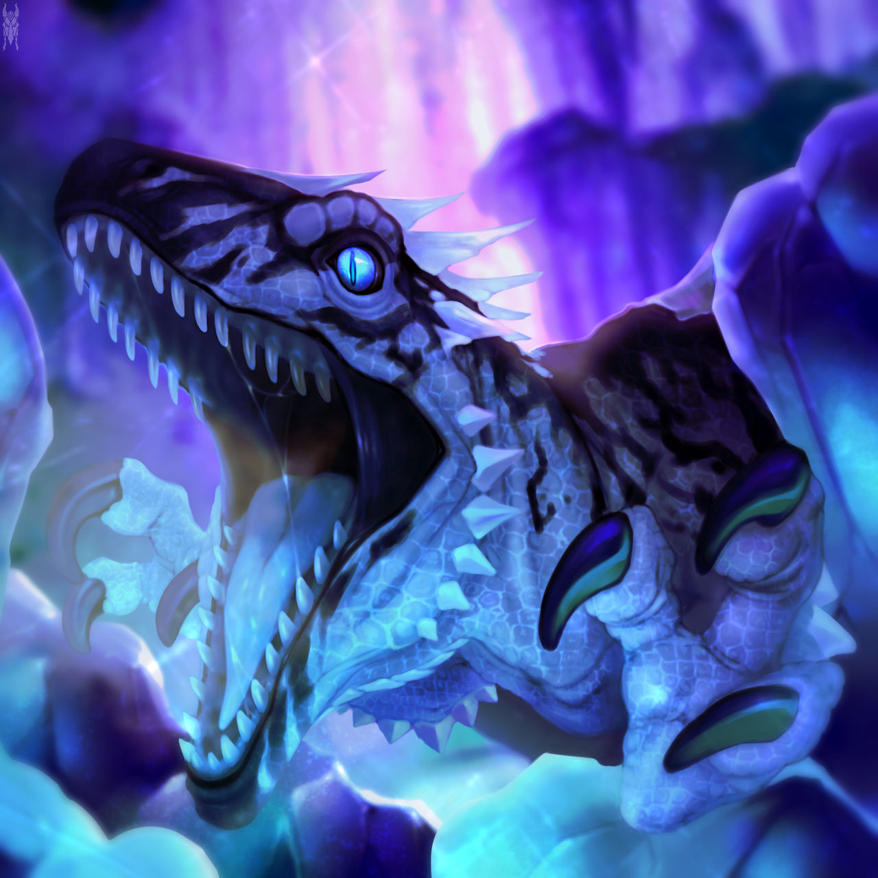Raptor headshot by Hela95 on DeviantArt
