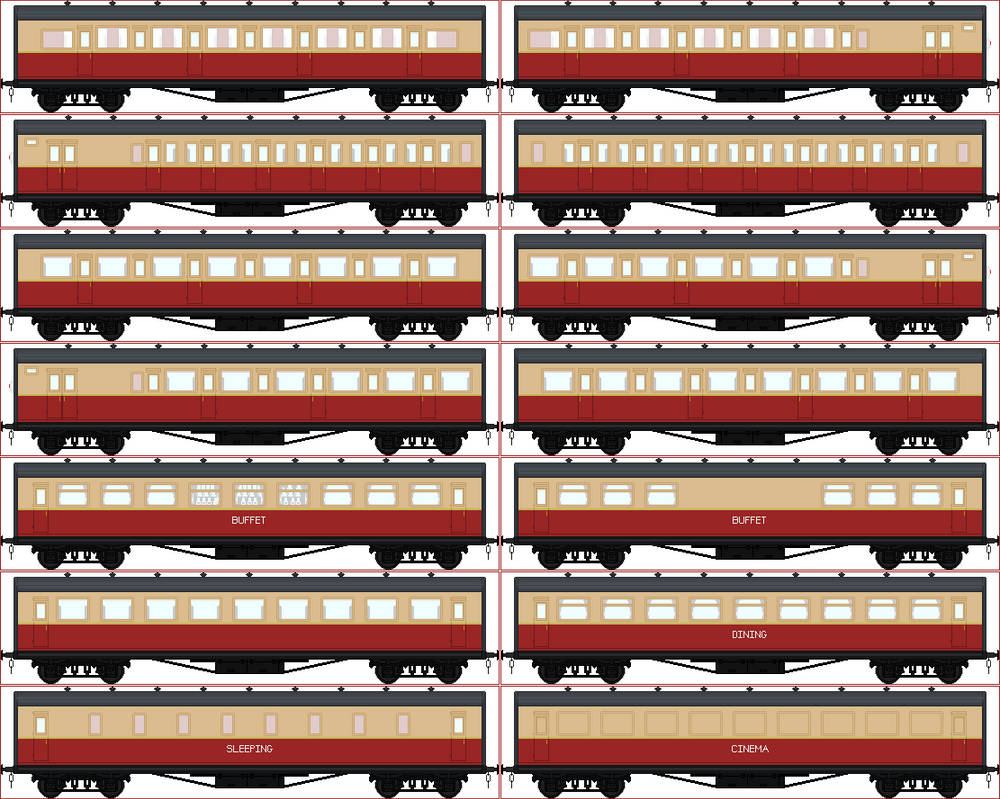 Red Express Coaches (my design) by PercySailorMoon2002 on DeviantArt