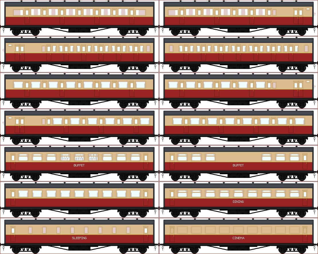 Red Express Coaches (my design) by PercySailorMoon2002 on DeviantArt