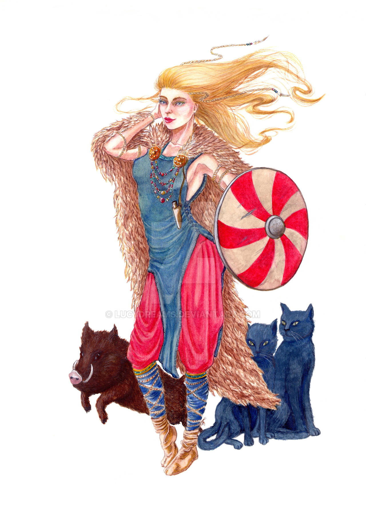 The Norse Goddess Freya by LucyDreams on DeviantArt