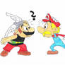 Mario the Gaul and Asterix the Plumber