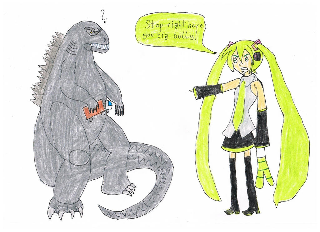 Godzilla vs Hatsune Miku