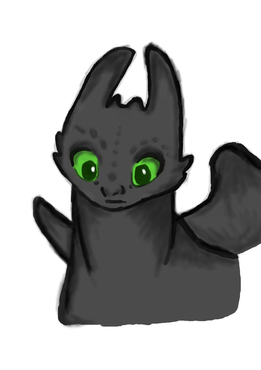 Toothless The Night Fury :D