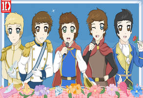 One Direction Disney Prince Charmings