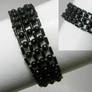 Black Beaded Bracelet