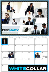 White Collar Calendar February