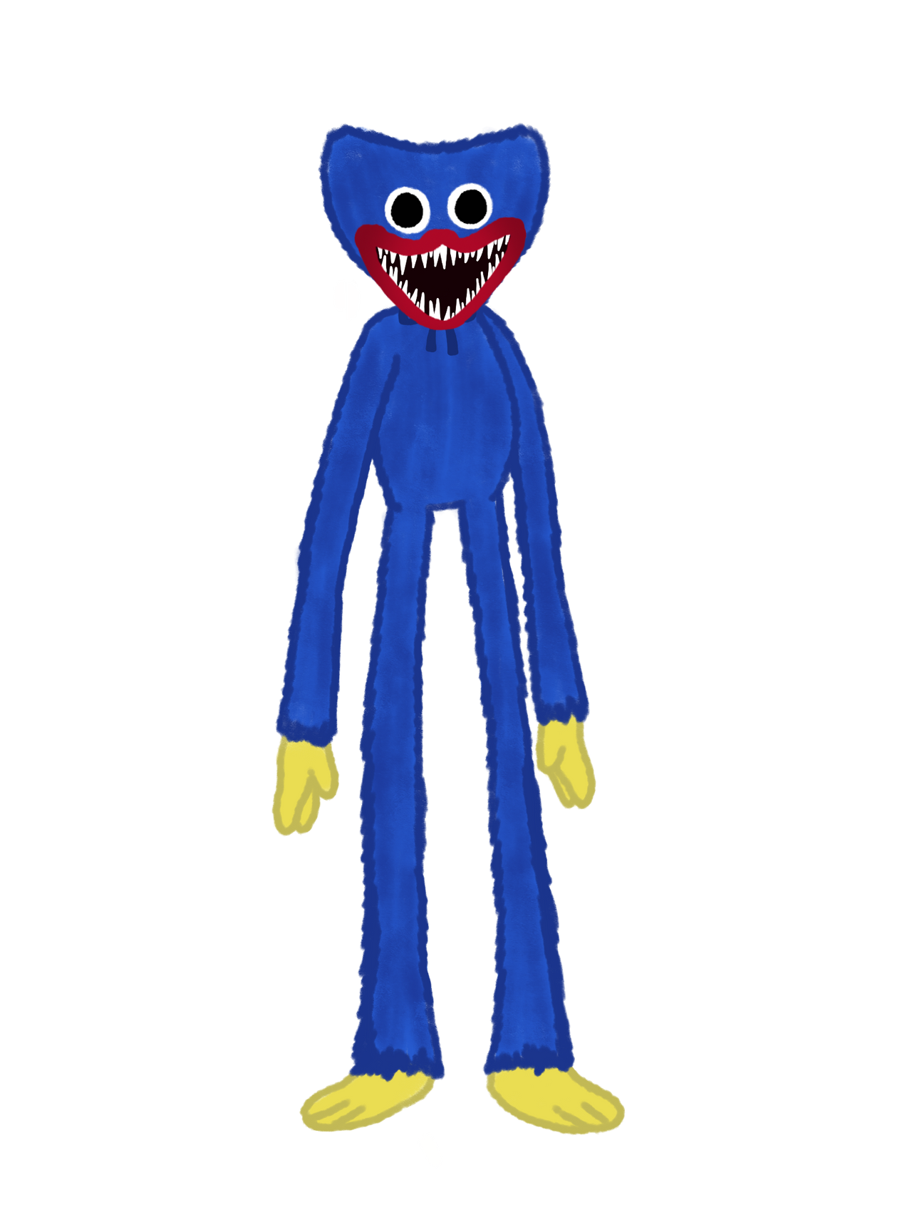 Poppy Playtime - Huggy Wuggy by GrimCrow205 on DeviantArt