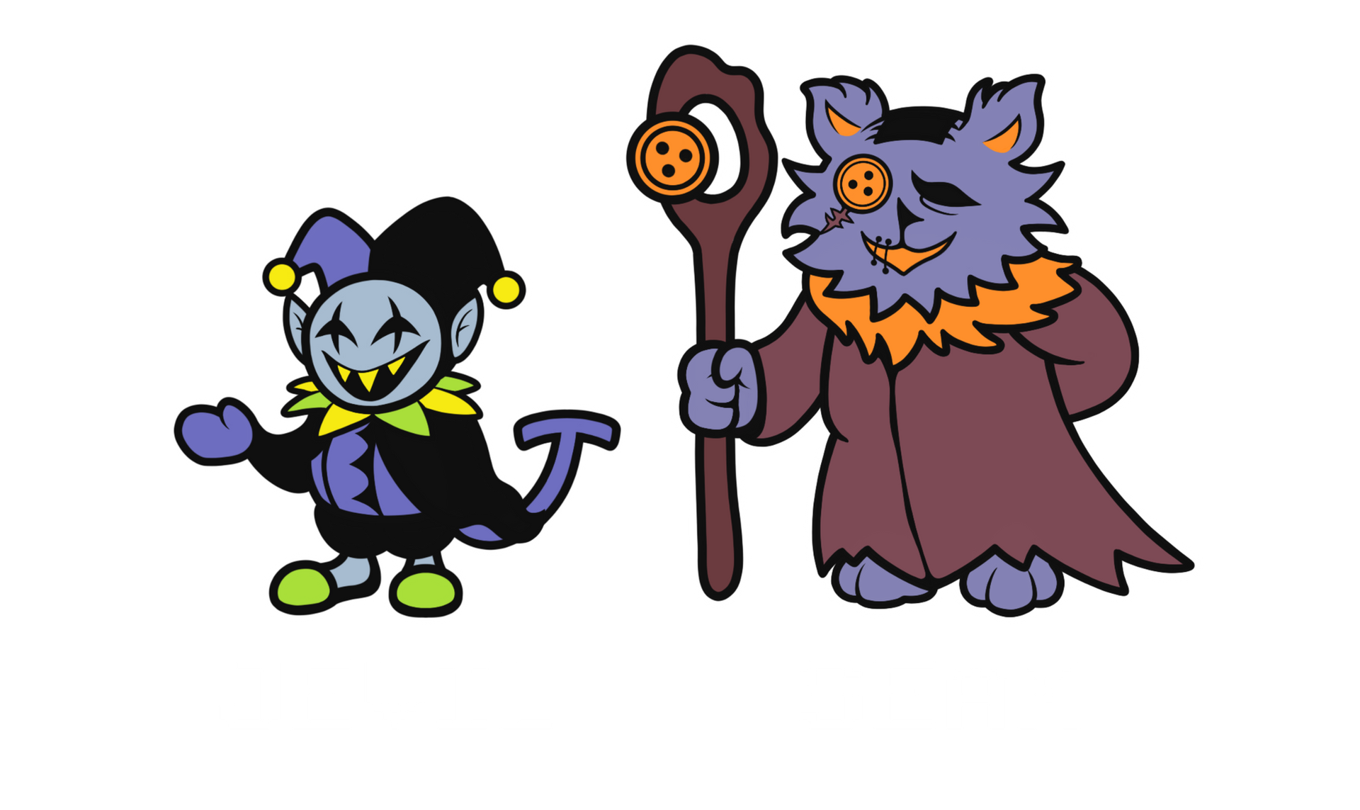 Jevil and Seam - PAPER MARIO + DELTARUNE by GrimCrow205 on DeviantArt
