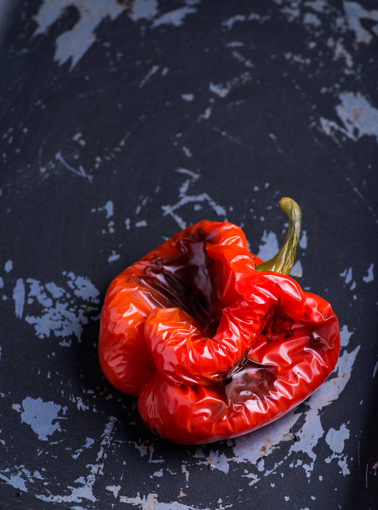 Roasted red pepper by BeKaphoto