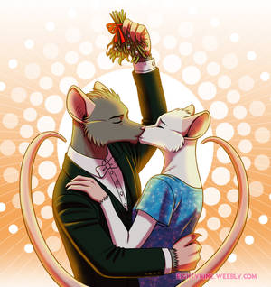 COMMISSION - Mistletoe kiss