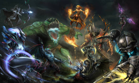 Dota 2 Art Tournament.