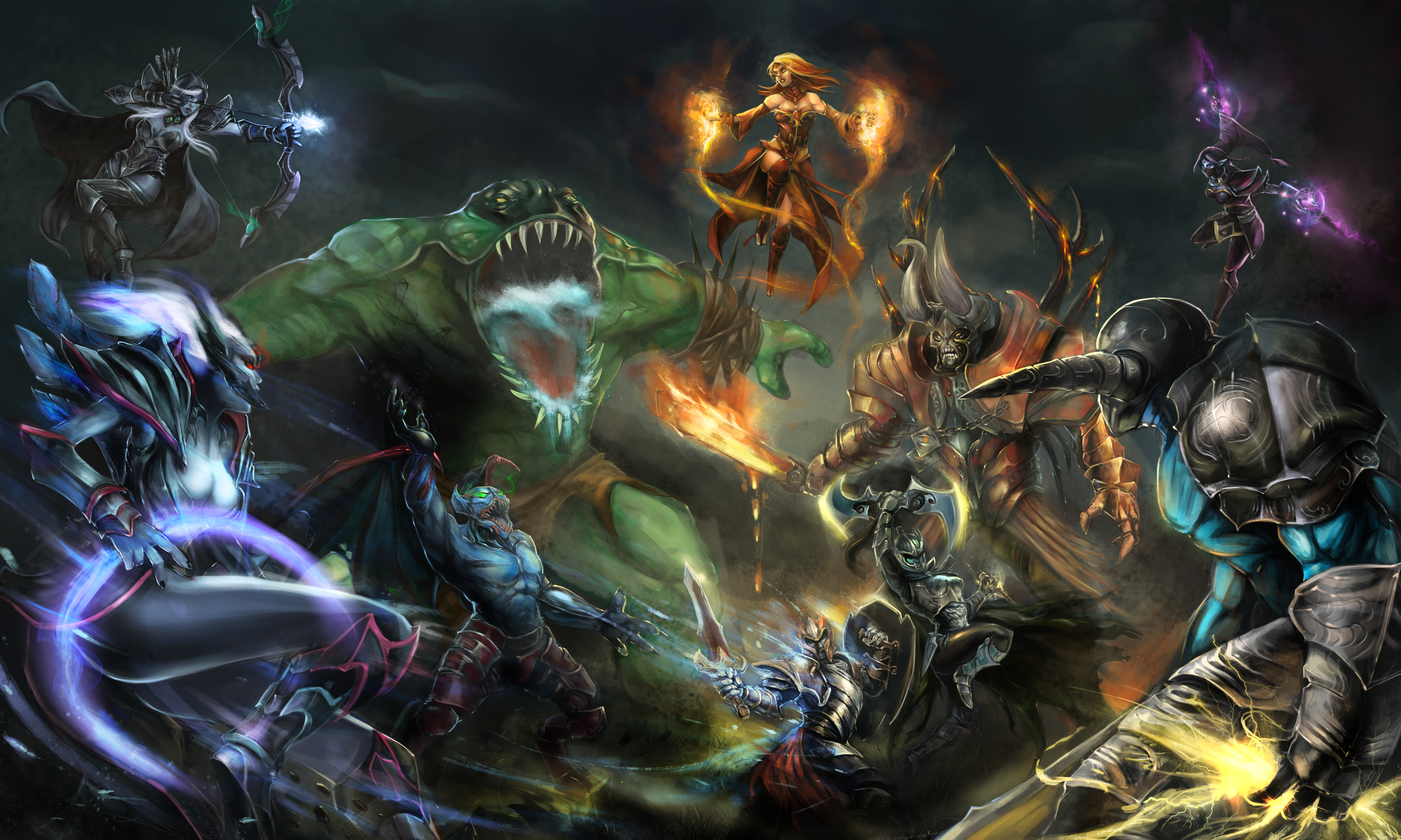 Dota 2 art tournament: Cùng tham gia vào giải đấu Dota 2 Art Tournament và ngắm nhìn những tác phẩm nghệ thuật cực độc đáo được lấy cảm hứng từ Dota