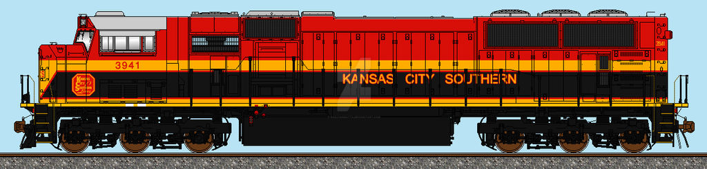 KCS SD70MAC by Railfanmatt4 on DeviantArt