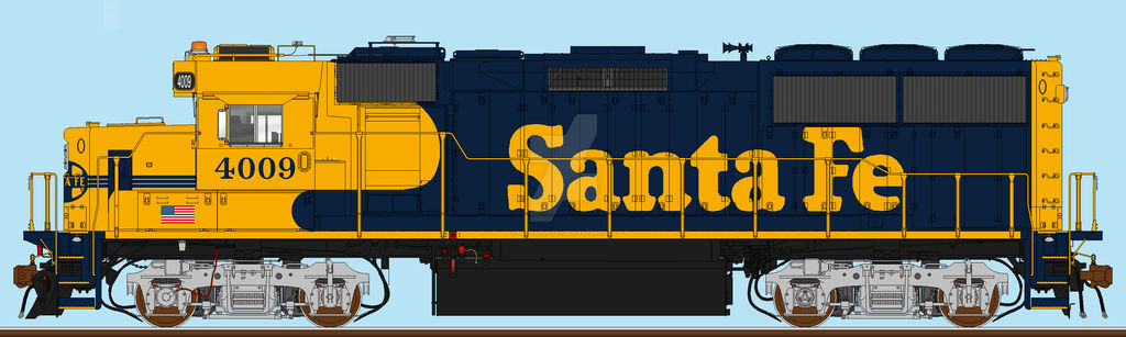 Atsf Gp60 by Railfanmatt4 on DeviantArt