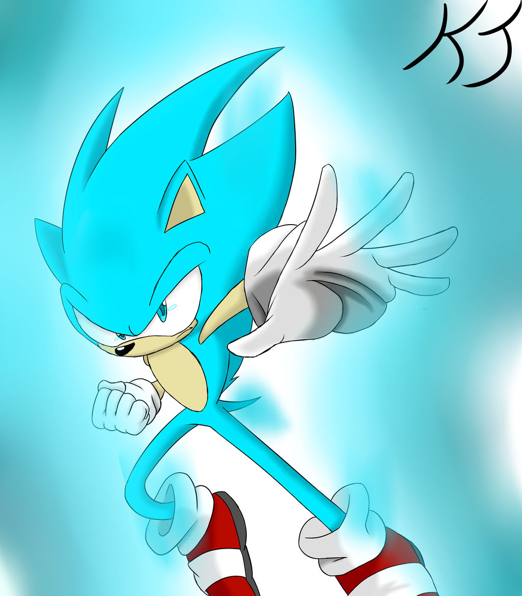 Super Sonic... BLUE?! by JLuisJoni on DeviantArt