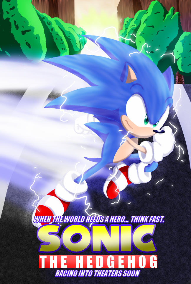 Sonic Movie Poster Redo! by JLuisJoni on DeviantArt