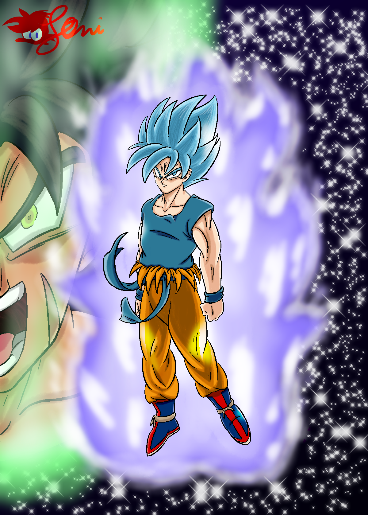 Goku Super Sayan 2 by YennK999 on DeviantArt
