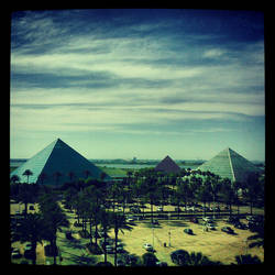 The Pyramids of Moody Gardens