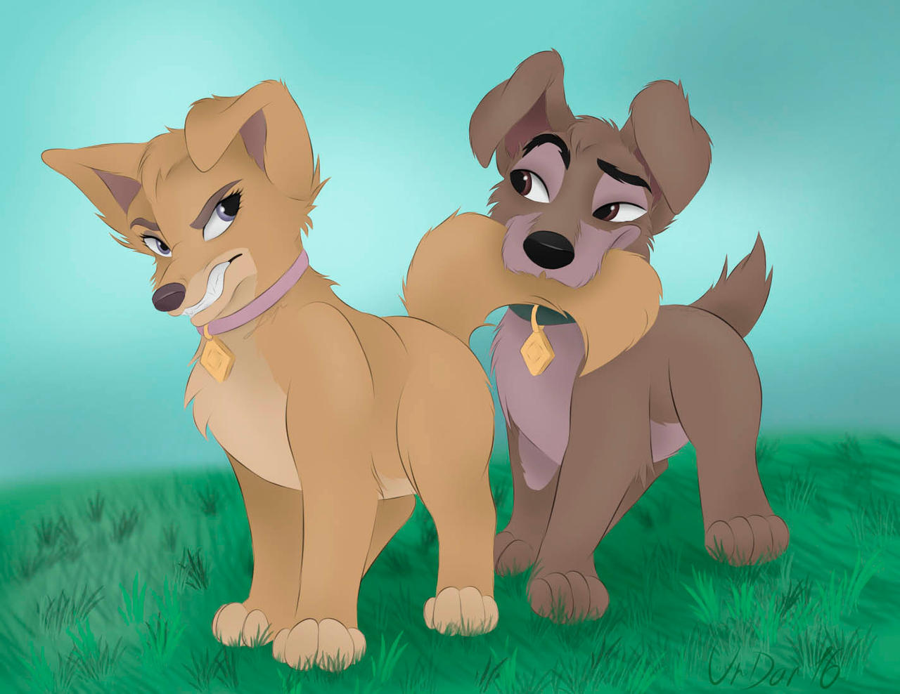 Scamp A Rascal Scamp and Angel by UrDar16 on DeviantArt