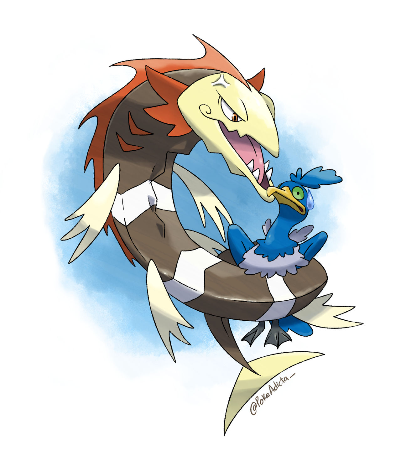 Cramorant fish evolution by patricia755 on DeviantArt