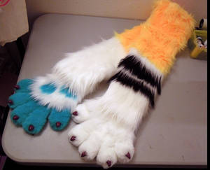 Wip paws and  arm sleeves!