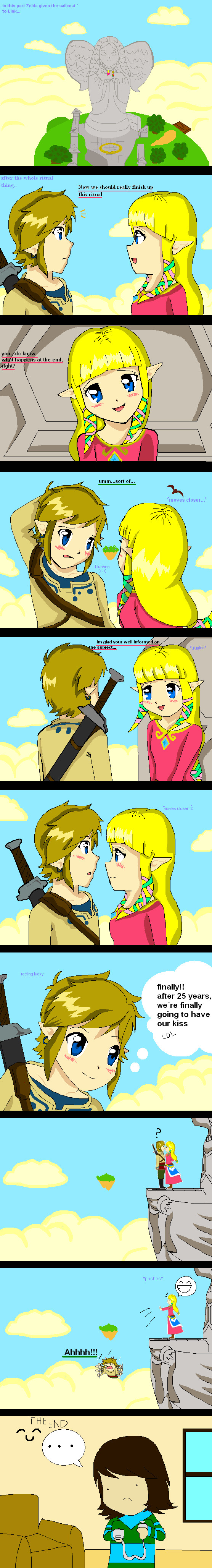 Loz:skyward sword...no kiss :c