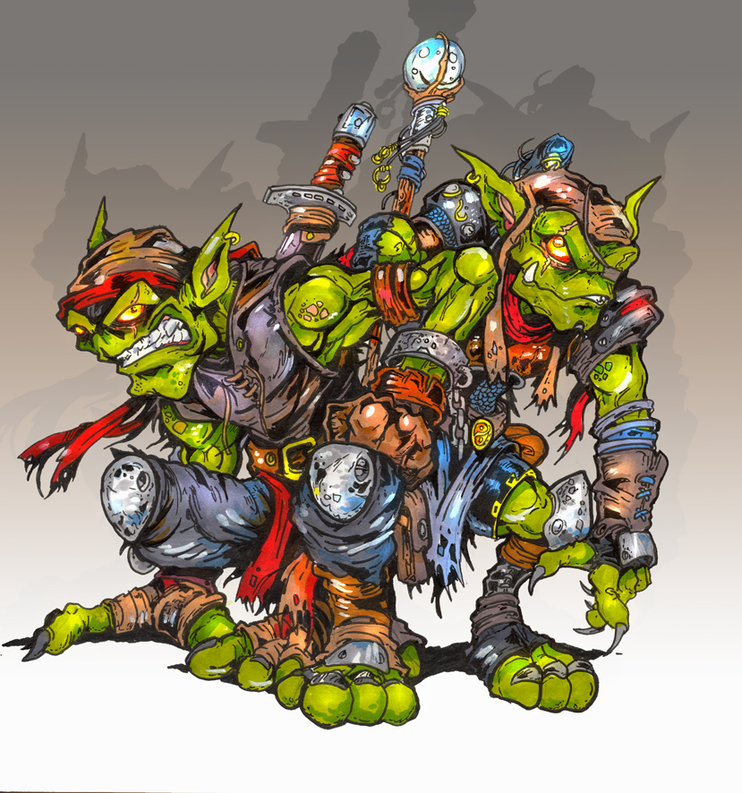 Two Goblins By Sw Art On DeviantArt