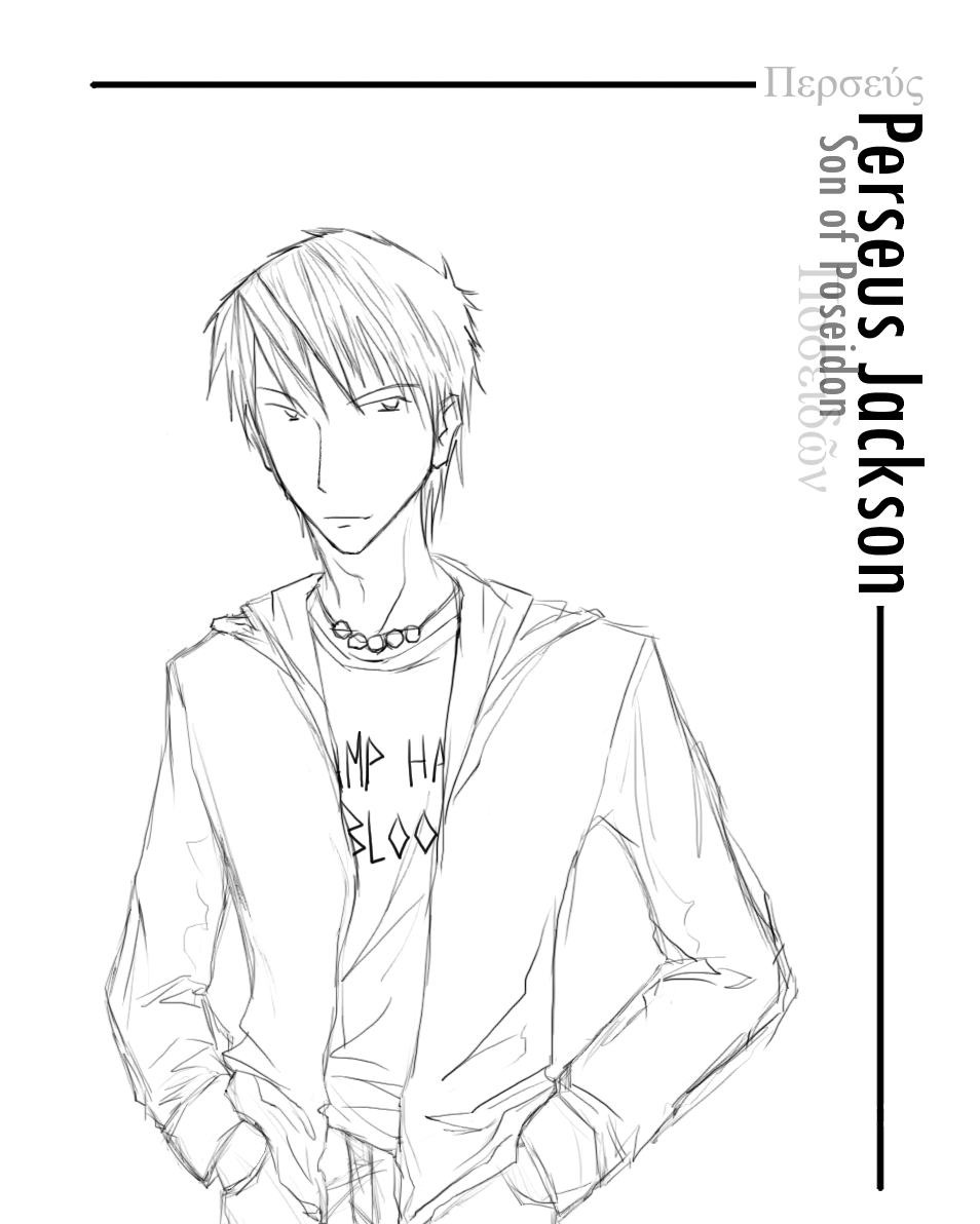 - Percy - collab lineart