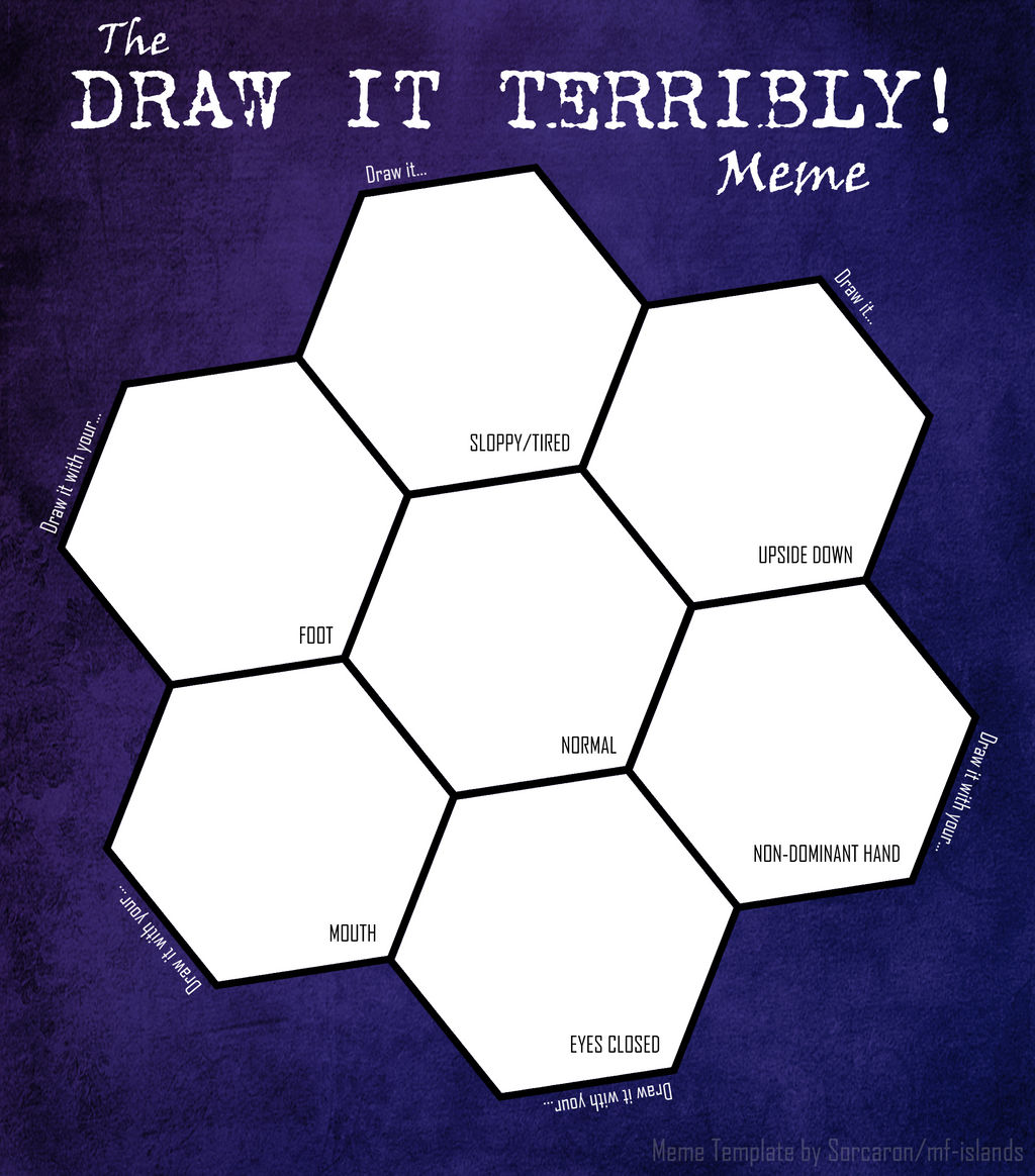 Draw It Terribly! Meme (blank) by Sorcaron
