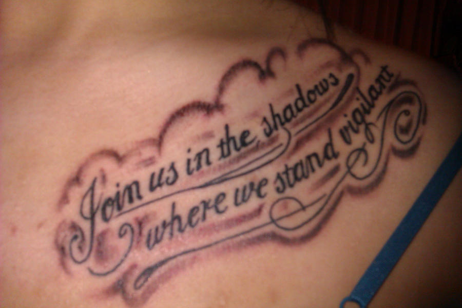 Dragon Age Quote Tattoo