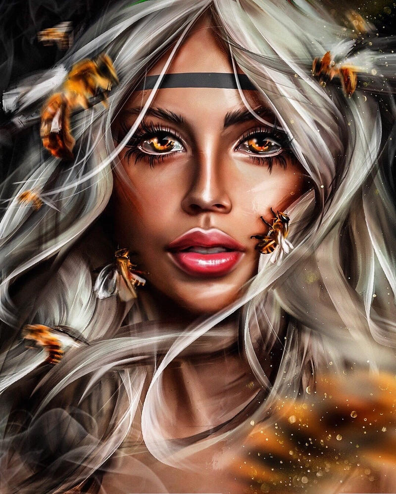 Bee Deviantart Style Bee by JuliaTitarenko on DeviantArt