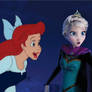 Elsa and Ariel
