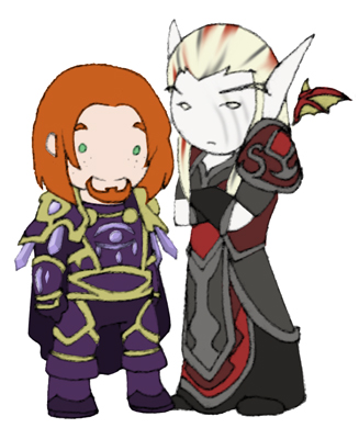 Mini Rhonin and Krasus