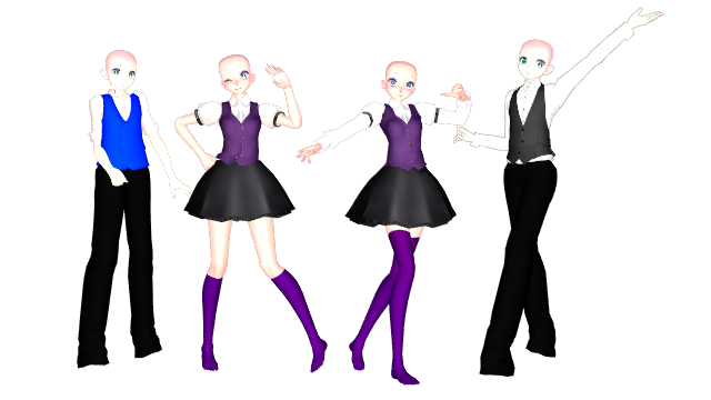 MMD TDA Uniform CharactersMascot by YaniraOlivia on DeviantArt