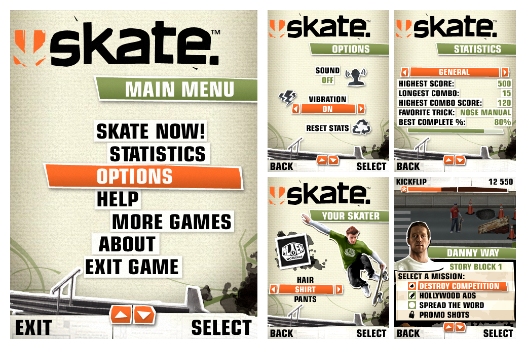 Skate Interface by ElusiveOne Skate Interface by ElusiveOne