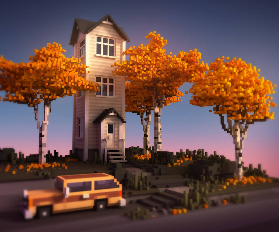 AutumnHouseComp by ElusiveOne AutumnHouseComp by ElusiveOne