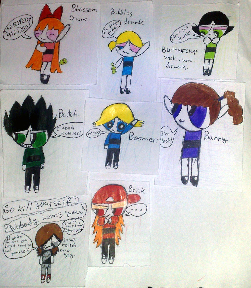 PPG and RRB characters mix by whatsupfriend1 on DeviantArt