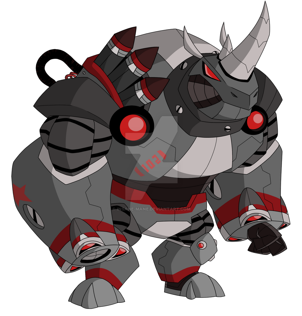 The Rhino Fan Design (UPDATED) by Insane-Mane on DeviantArt